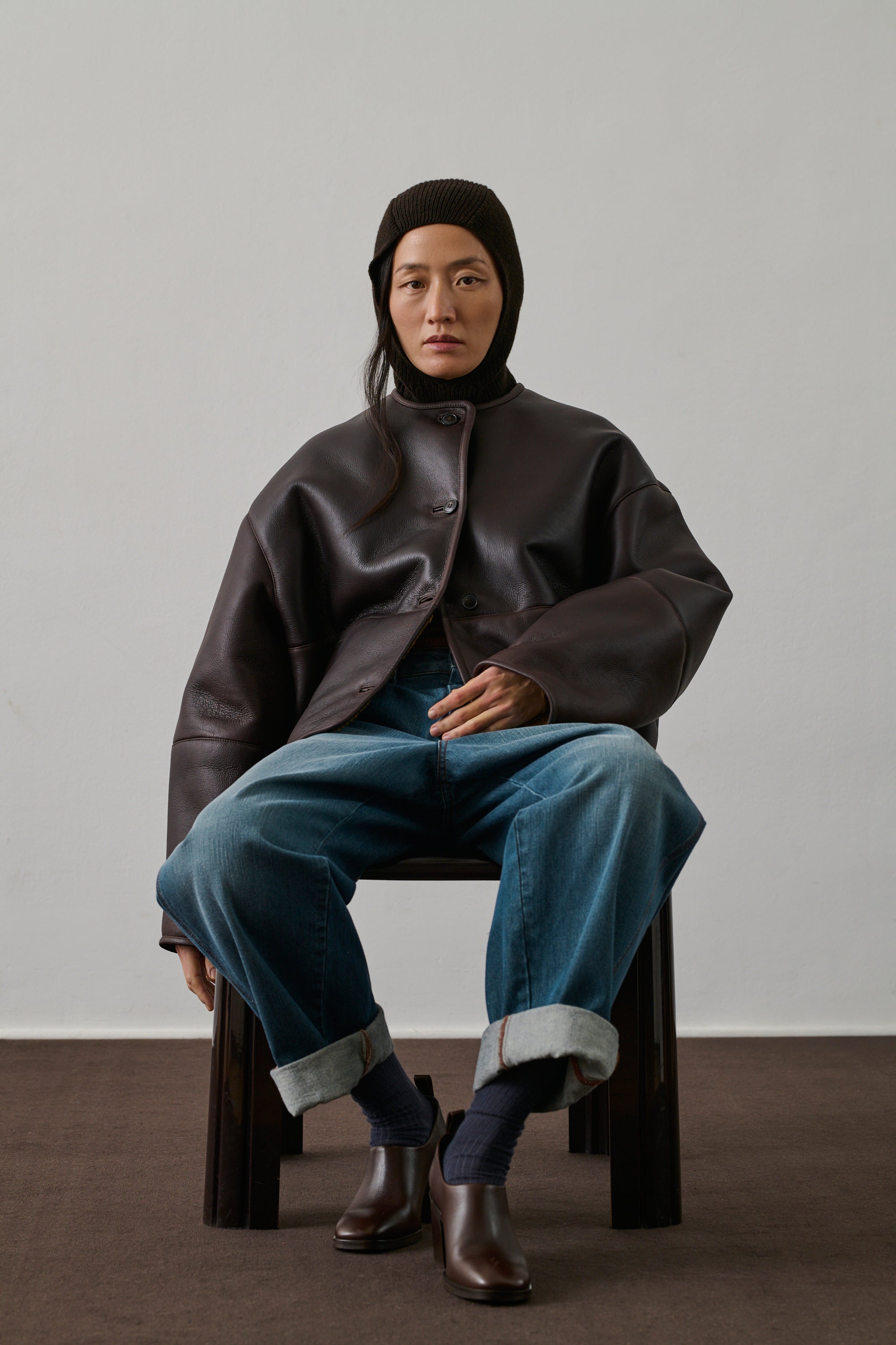 完売品★aLORS Blouson Gabi DarkBrown サイズ1 Soeur Official Website - Private Sale up to 30% off