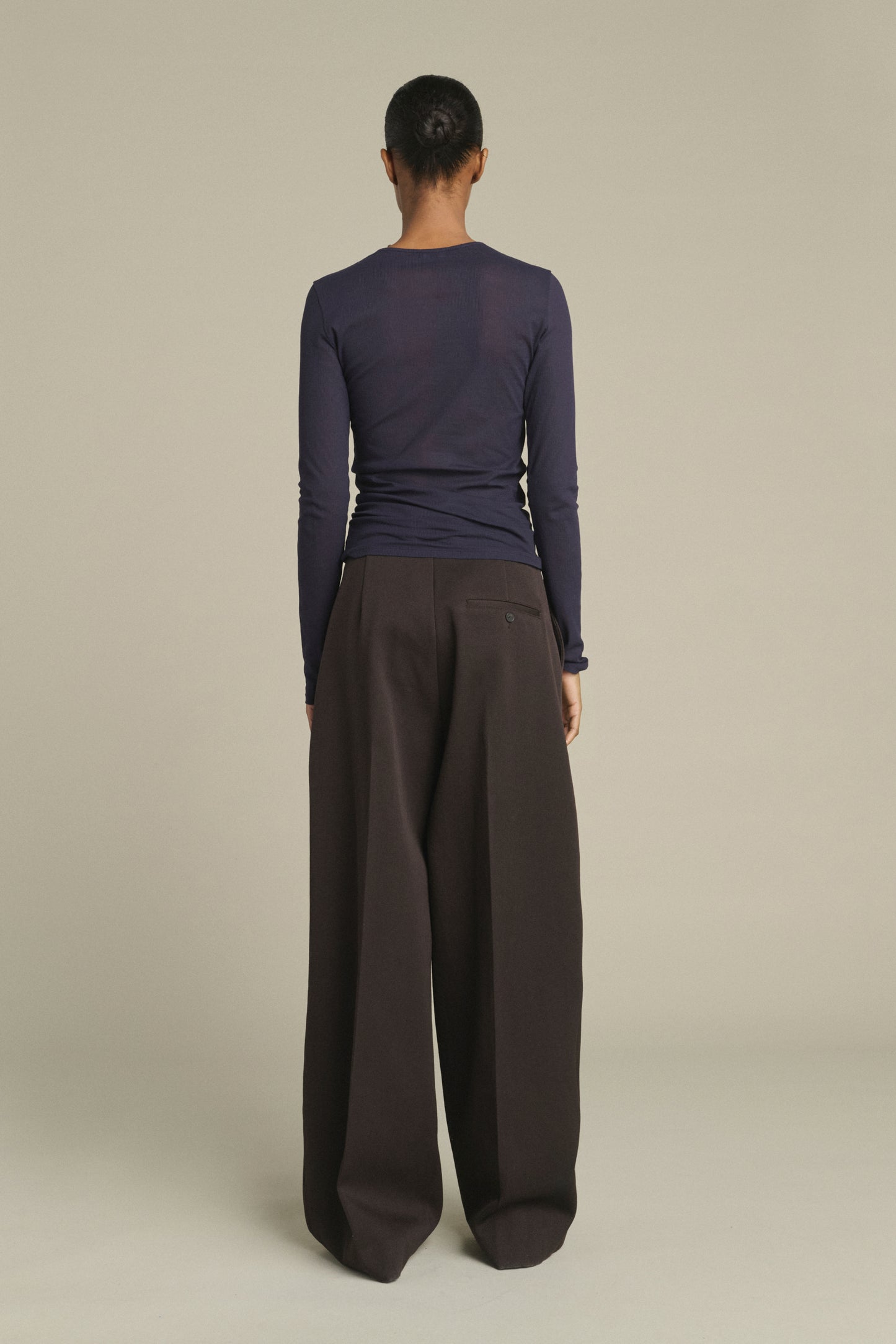 Camiseta Jia - Violeta Oscuro - Algodón - Mujer