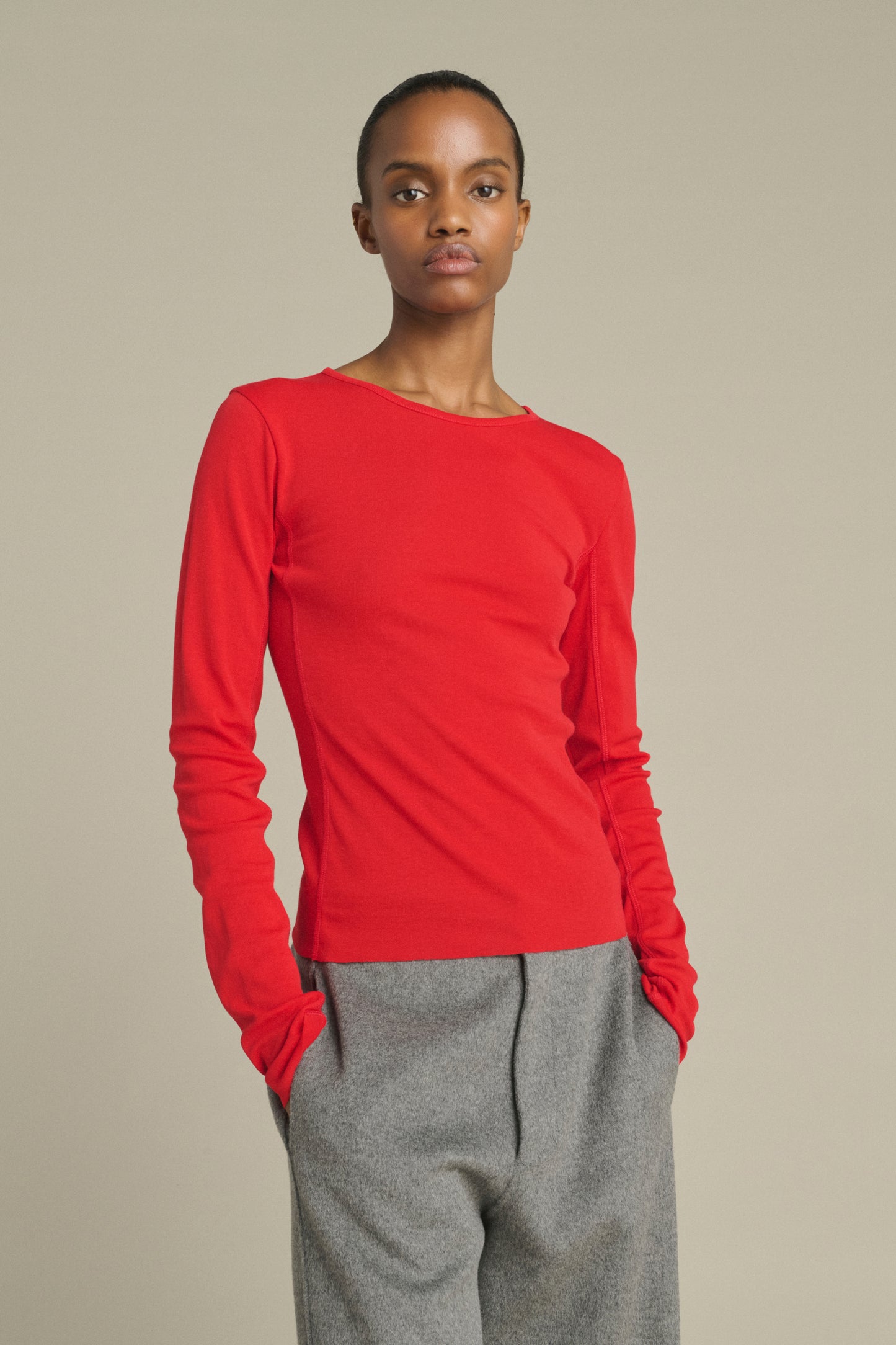 Tee-Shirt Lester - Rouge - Coton - Femme