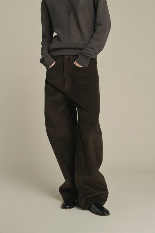 Pantalón Gunther - Marrón Oscuro - Algodón - Mujer