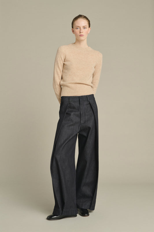 Pull Gipsy - Écru Chiné - Laine Mérinos - Femme