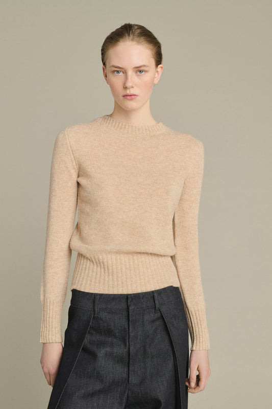 Pull Gipsy - Écru Chiné - Laine Mérinos - Femme