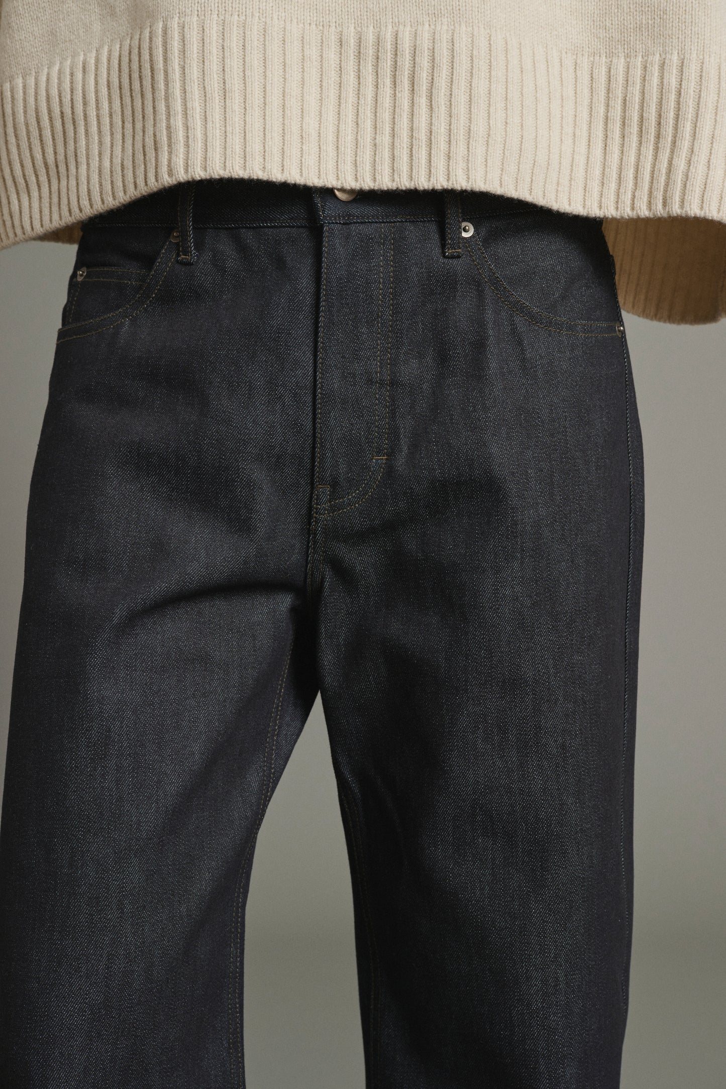 Jeans Harrison - Bleu Brut - Cotton - Women