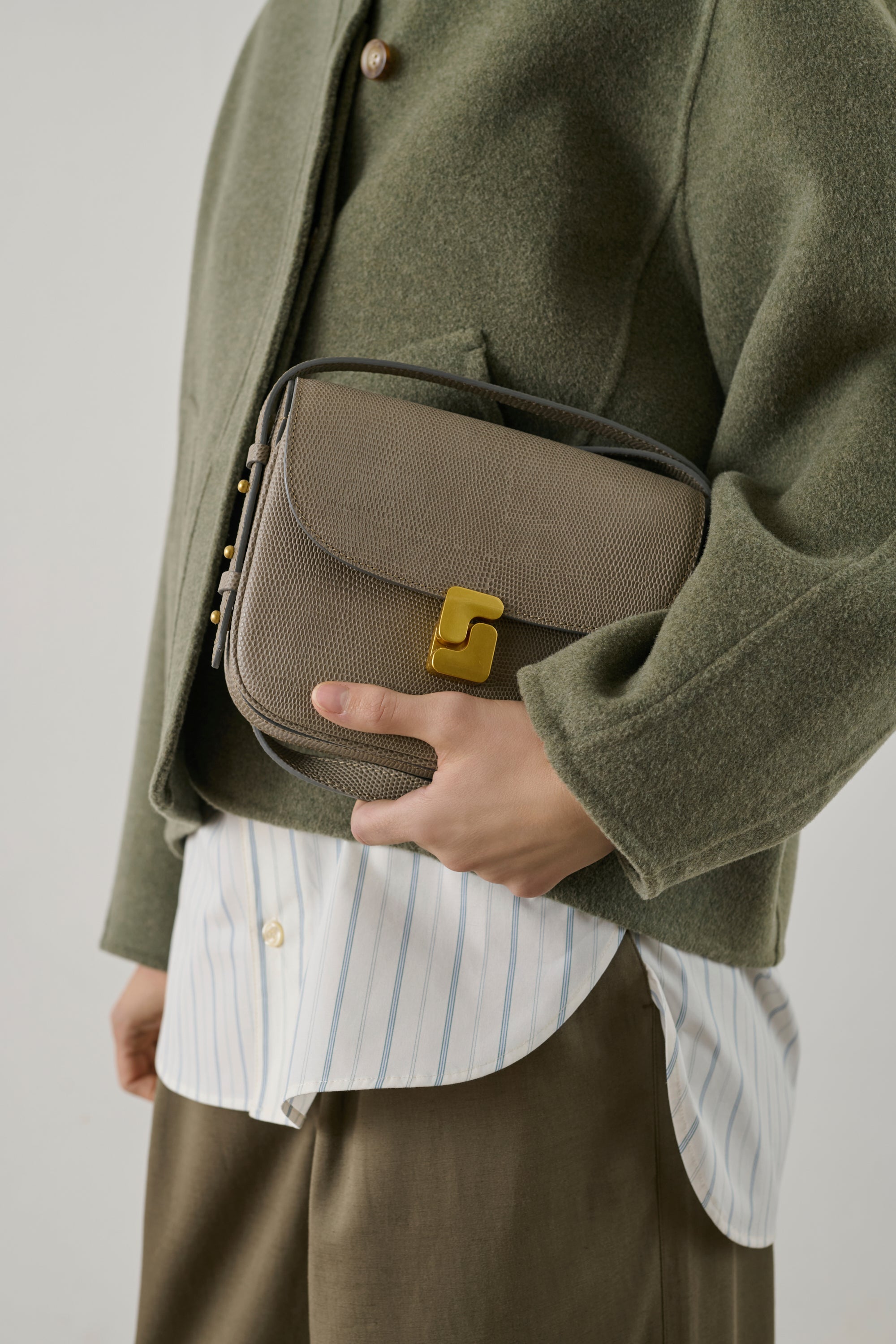 Bag Bellissima Mini - Grey Leather Women - Soeur