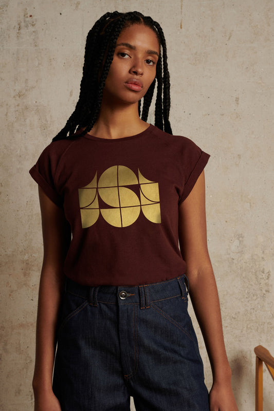 CAMISETA VALENTINA MORADO