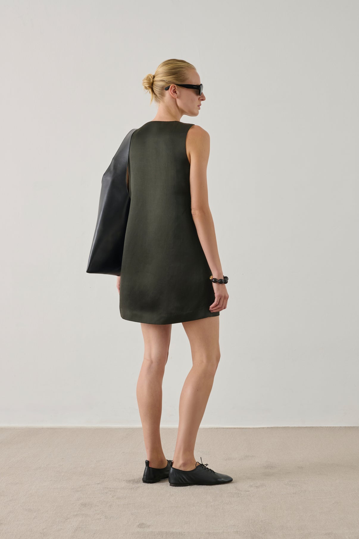Soeur - Robe Italie Satine - Dark Green - Woman Soeur - Robe Italie Satine - Dark Green - Woman