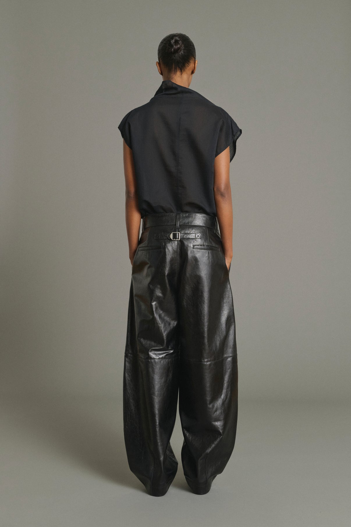 Blusa Izumi - Negro - Algodón - Mujer vue 2