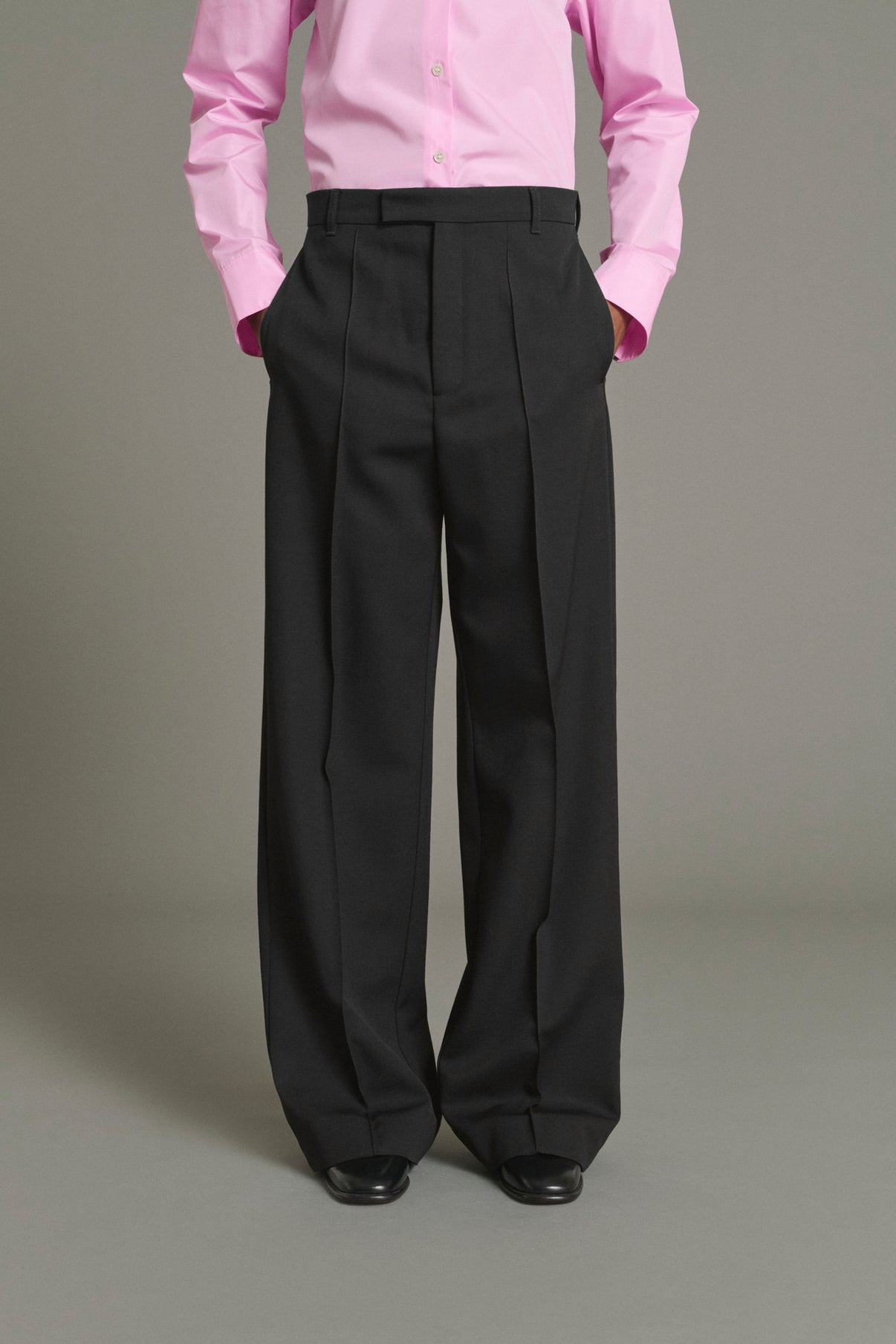 Leo Trousers - Black - Wool - Women vue 2