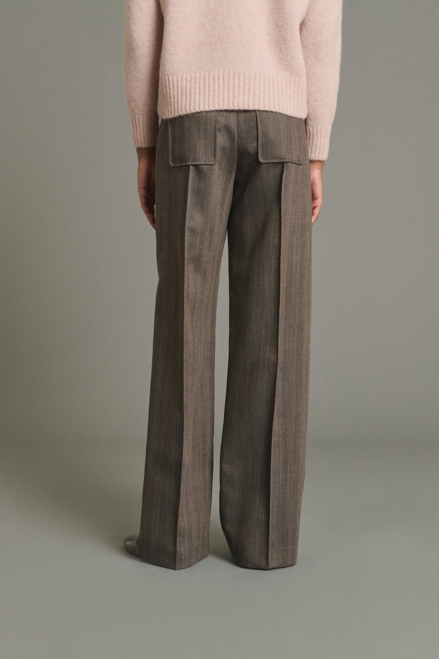 Pantalón Harold - Marrón Glacé - Lana - Mujer