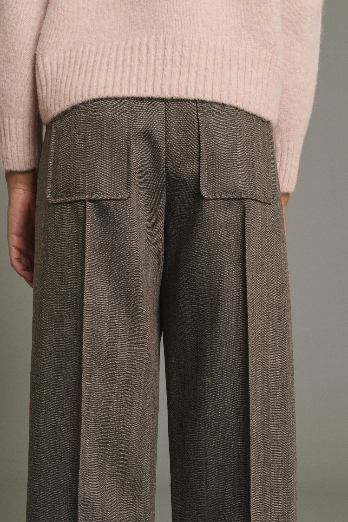 Pantalón Harold - Marrón Glacé - Lana - Mujer