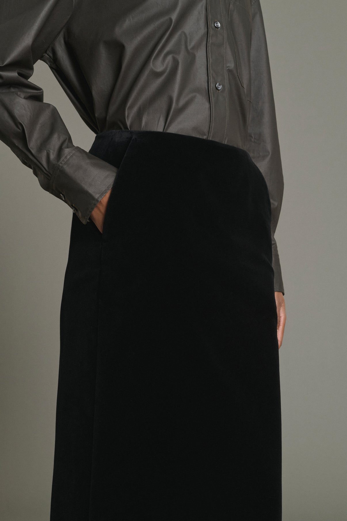 falda Flavia - Negro - Algodón - Mujer vue 5