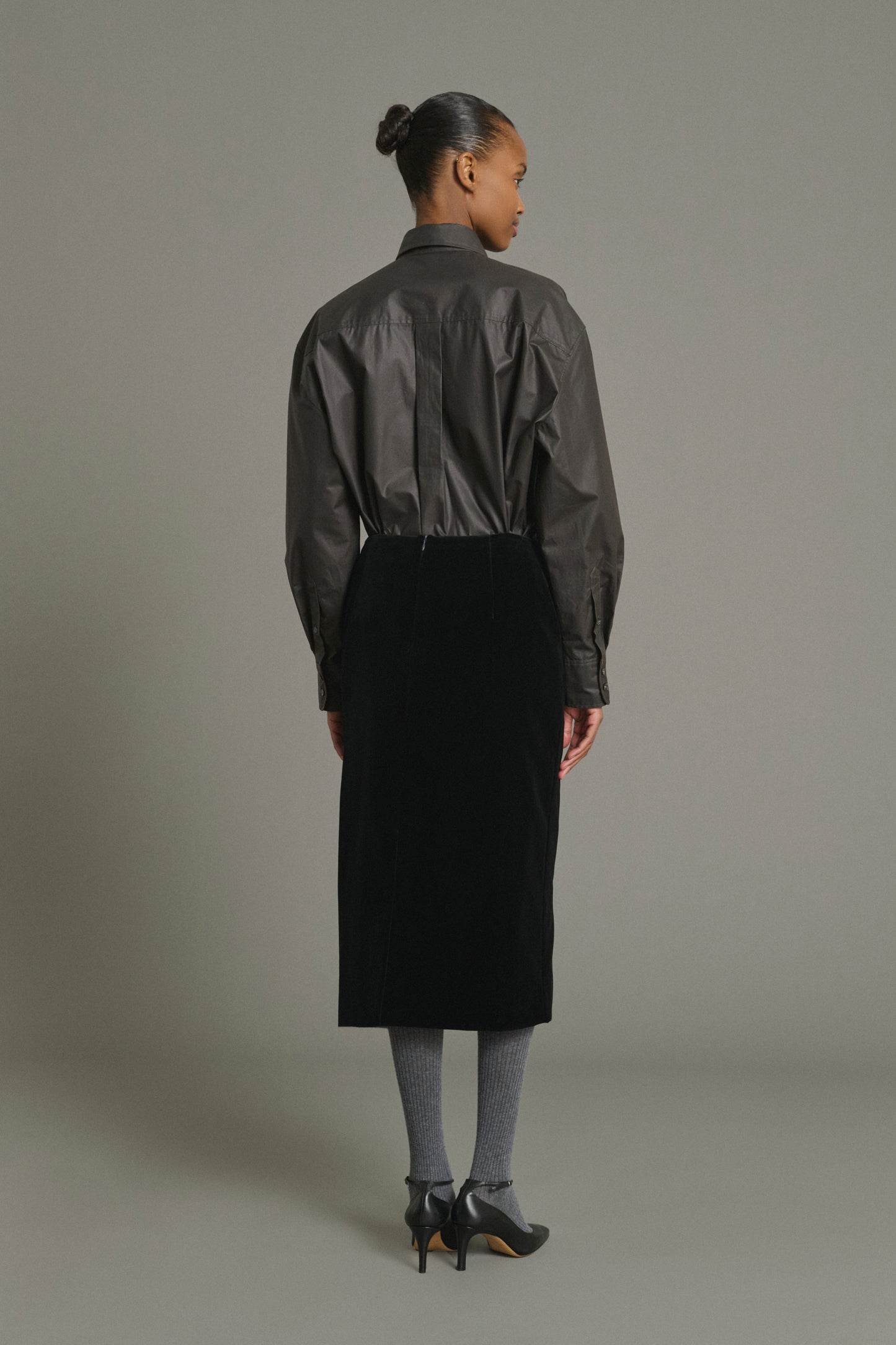 falda Flavia - Negro - Algodón - Mujer