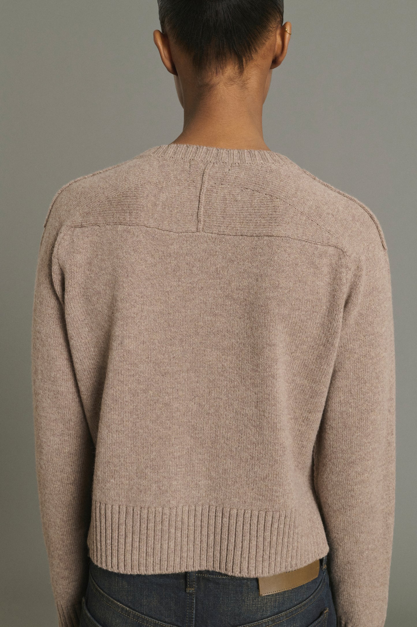 Cardigan Virginia - Beige Chiné - Laine Mérinos - Femme