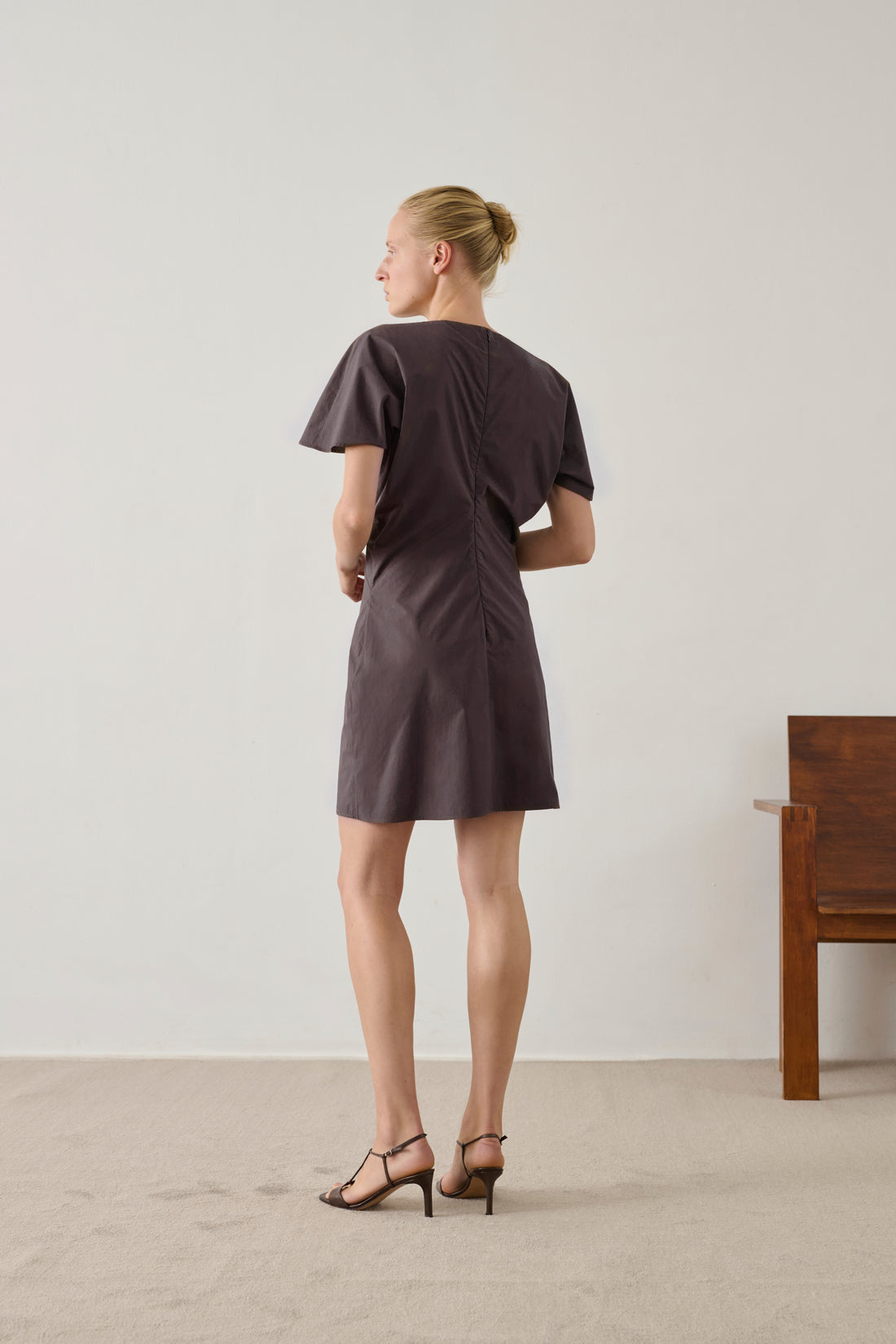 Soeur Dress Iva Charcoal Charbon Woman