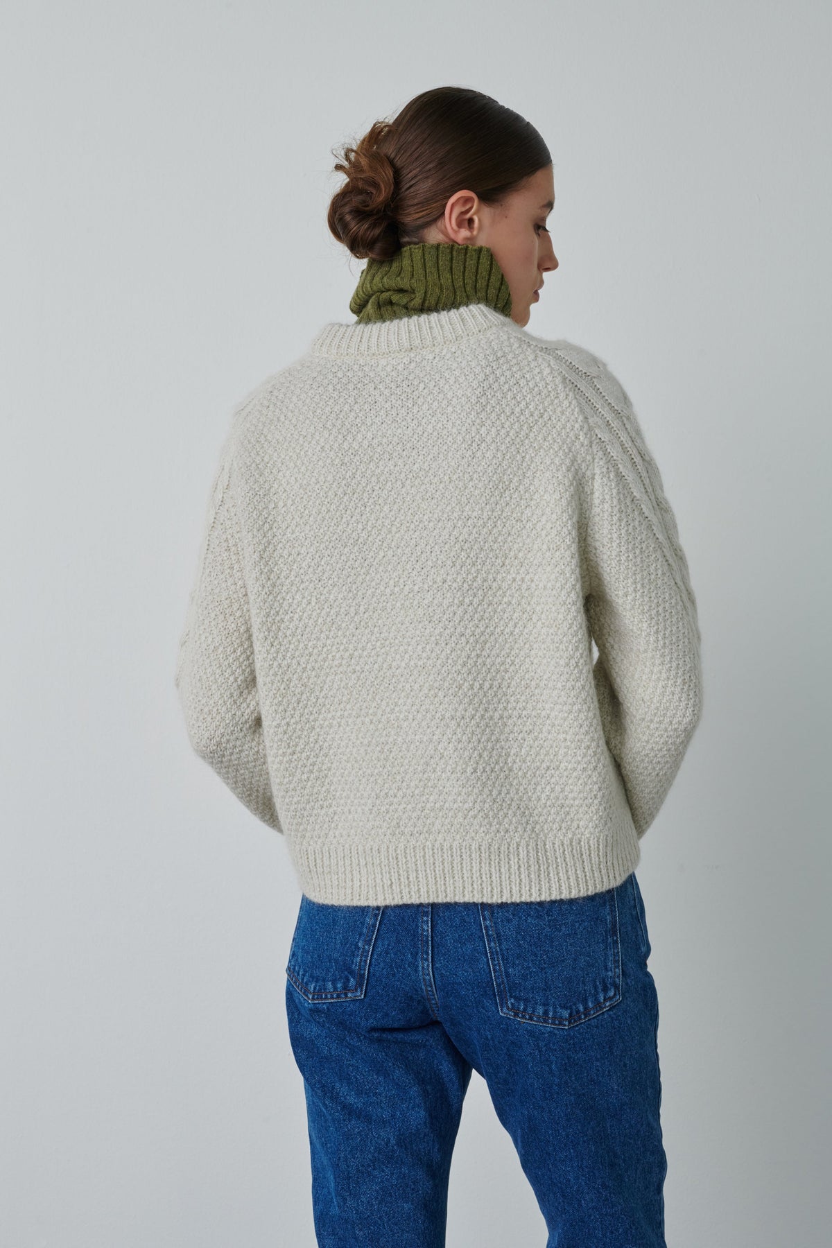 PULL WANDO ECRU vue 2