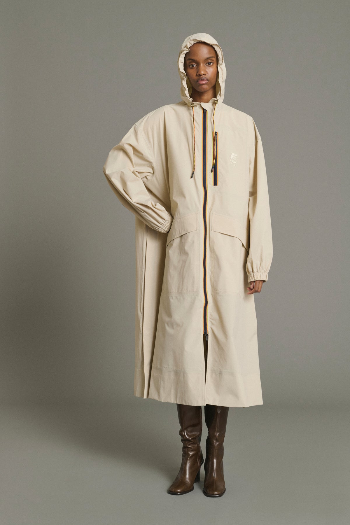 Gabardina Pradel - Masilla oversize para mujer - Soeur vue 3