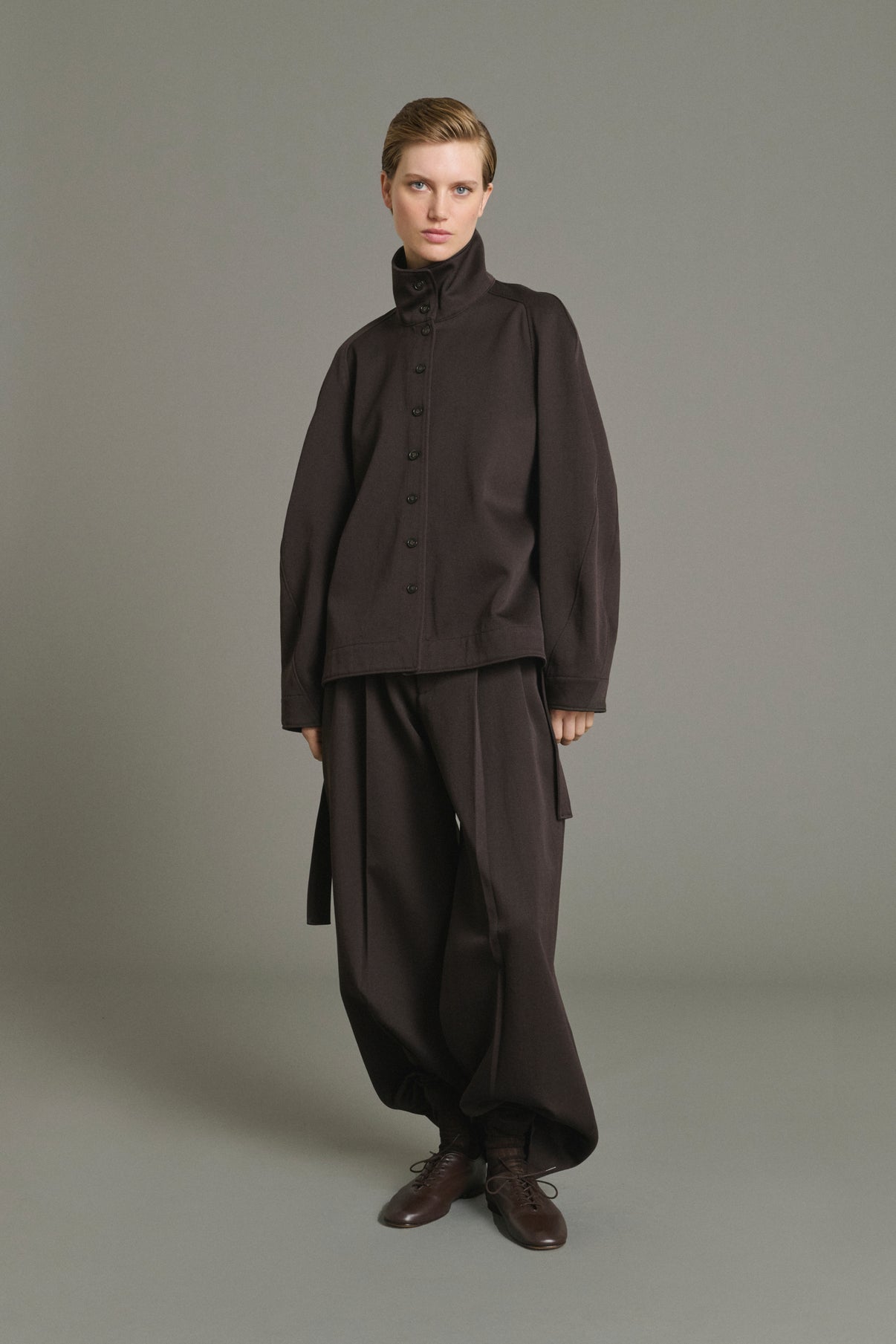 Veste Geode - Ébène - Laine - Femme vue 1