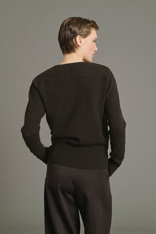 Jersey Jamie - Chocolate - Lana Merino - Mujer