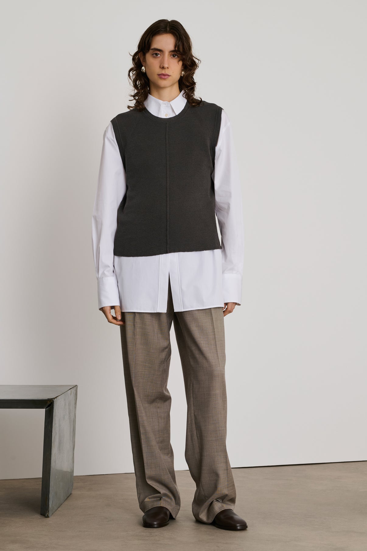 Pull Edouard - Gris Anthracite - Femme vue 2