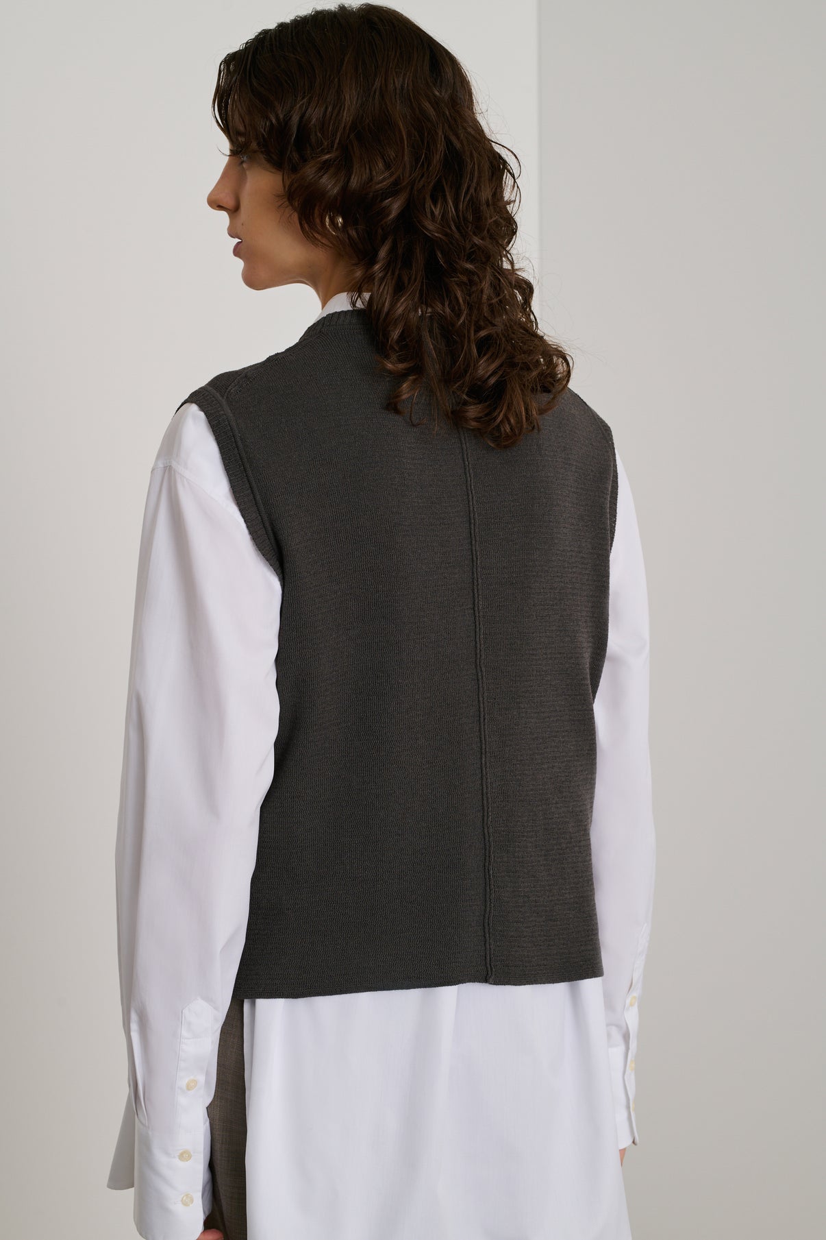 Pull Edouard - Gris Anthracite - Femme vue 3
