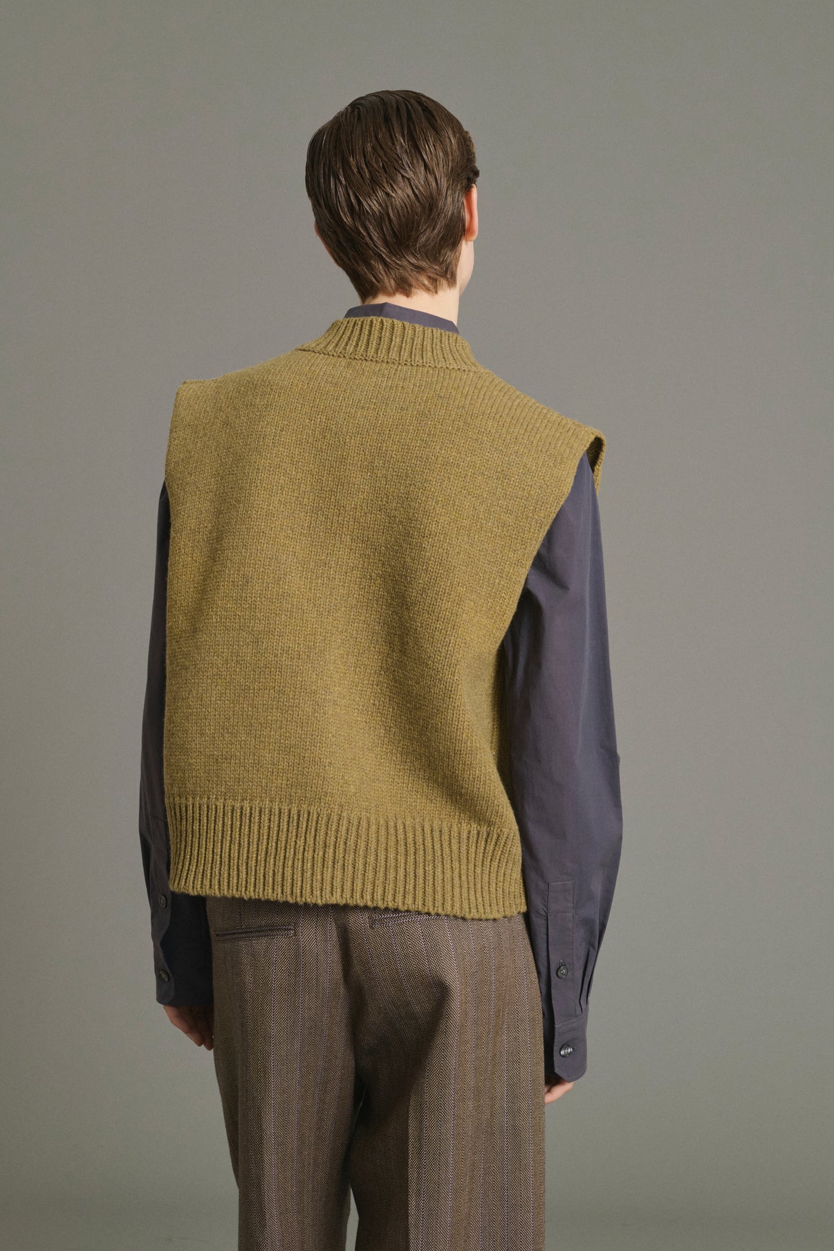 Cardigan Kalyanee - Tilleul - Laine - Femme vue 4