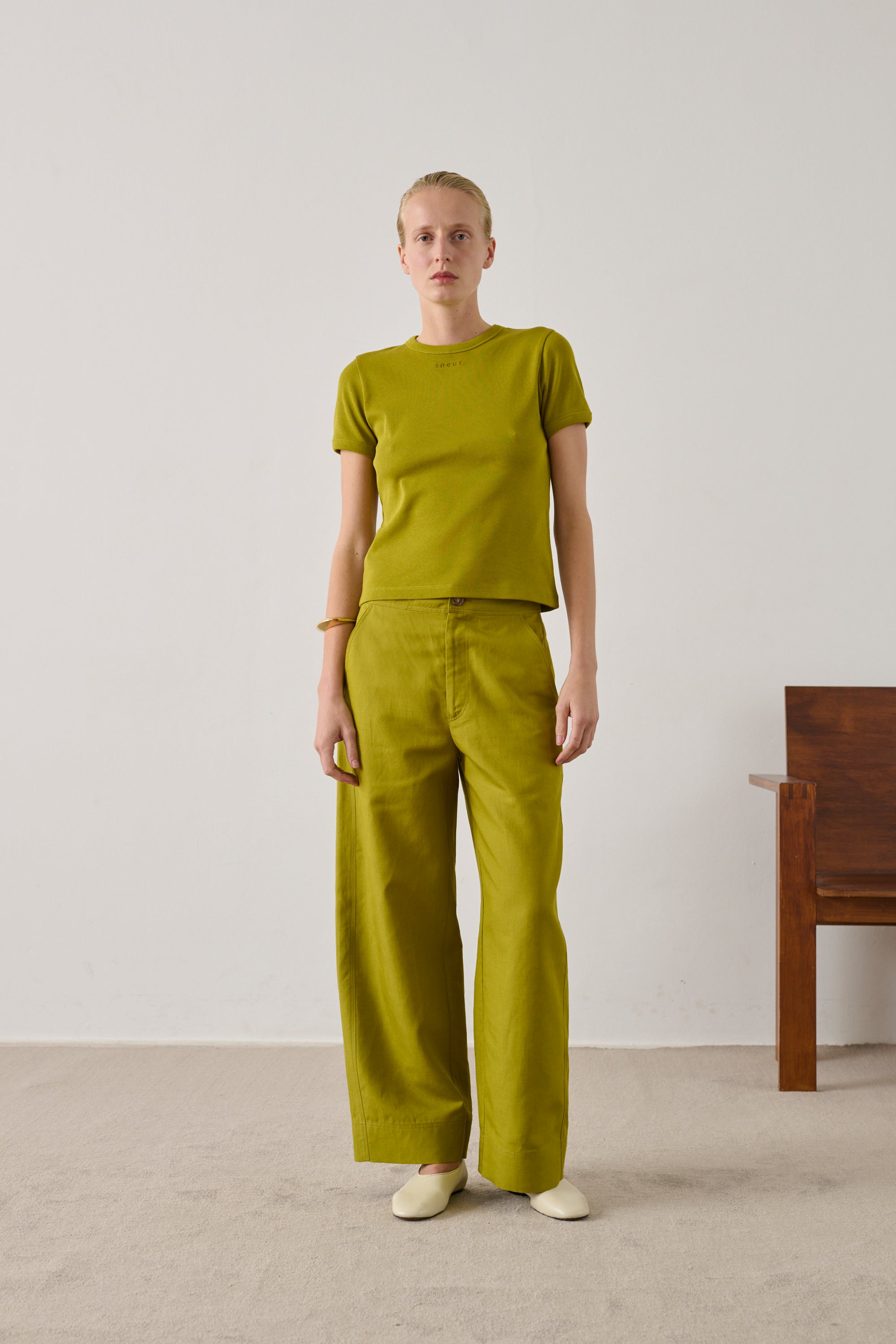 DARIO TROUSERS ABSINTHE