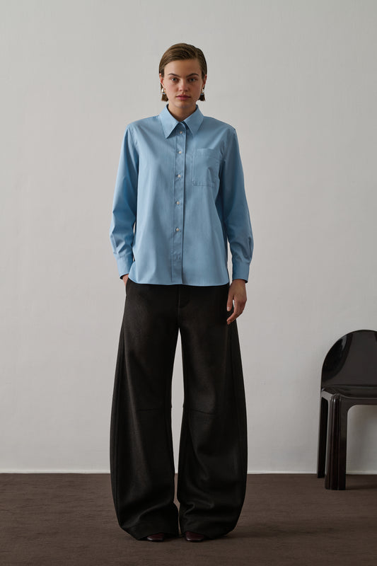 oversized women's dress shirt The Gauze Oversized Shirt