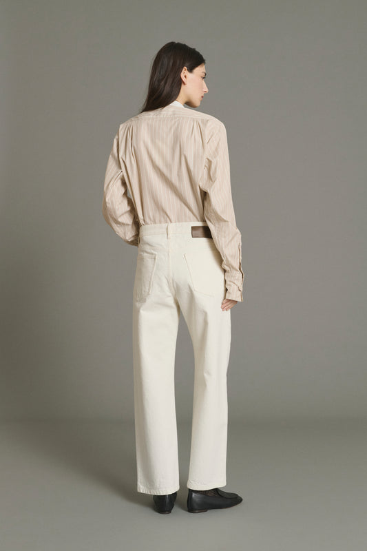 Jeans Harrison - Ecru - Cotton - Women