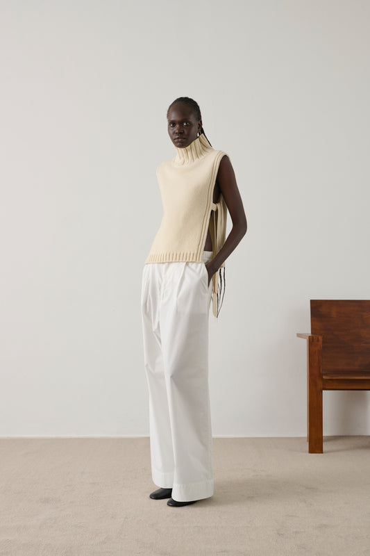 Jersey Or - Crudo - Lana - Mujer