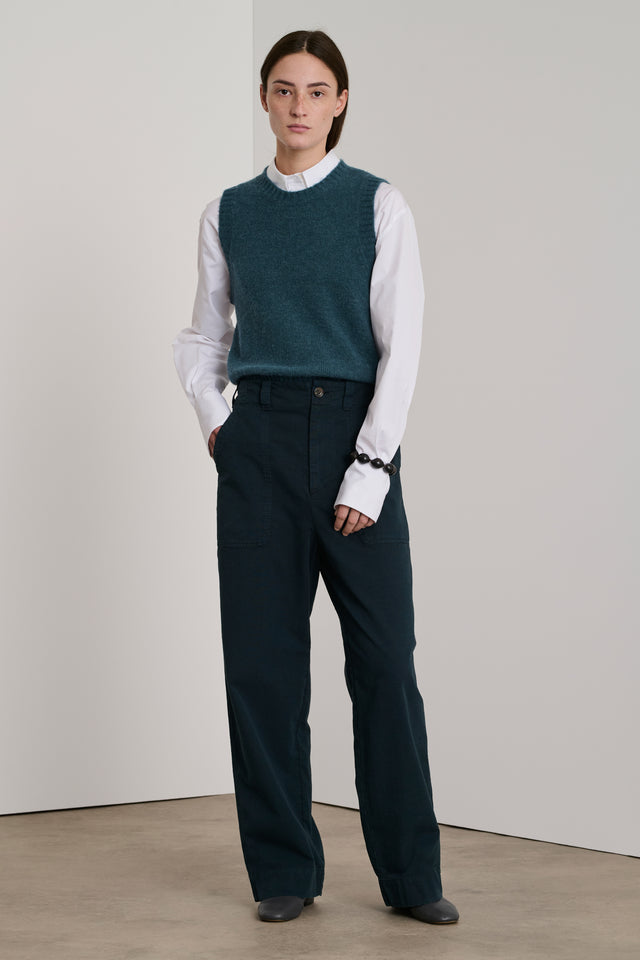 Pantalon Darryl - Ardoise Foncée - Coton - Femme
