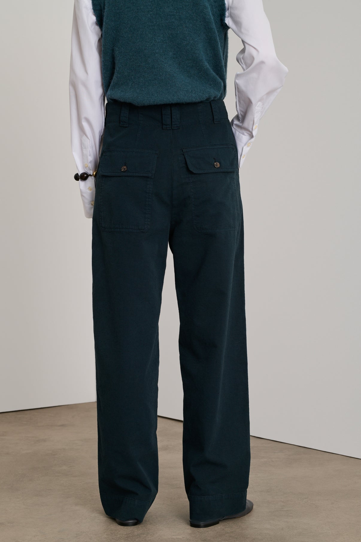 Pantalon Darryl - Ardoise Foncée - Coton - Femme vue 3