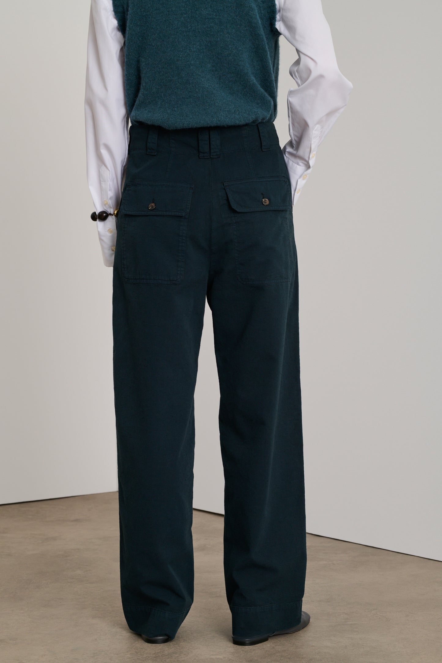Pantalon Darryl - Ardoise Foncée - Coton - Femme