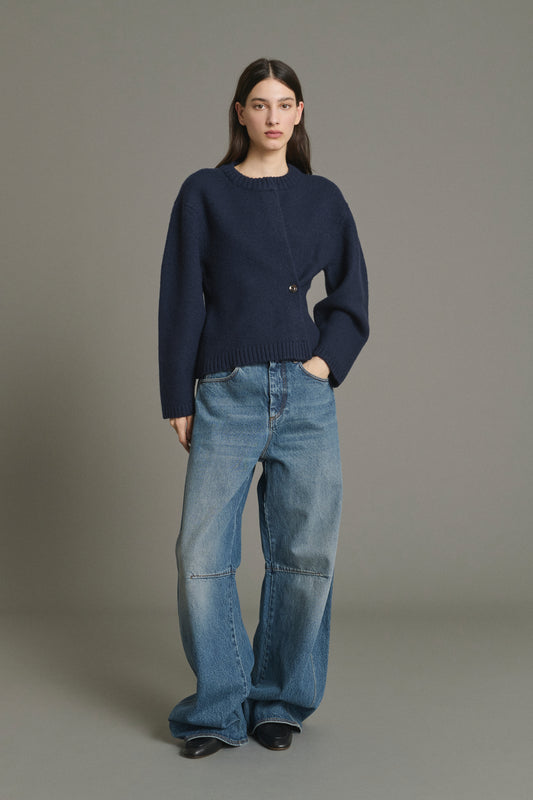Vaqueros Gaspard - Bleu - Algodón - Mujer