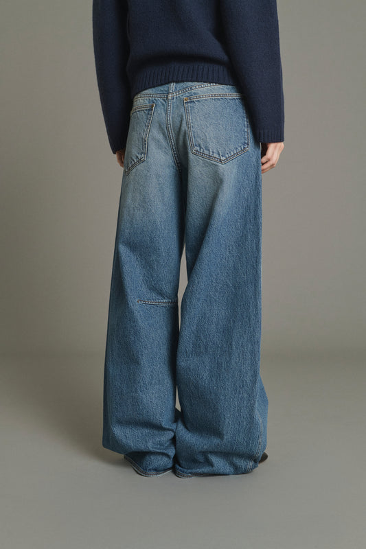 Vaqueros Gaspard - Bleu - Algodón - Mujer