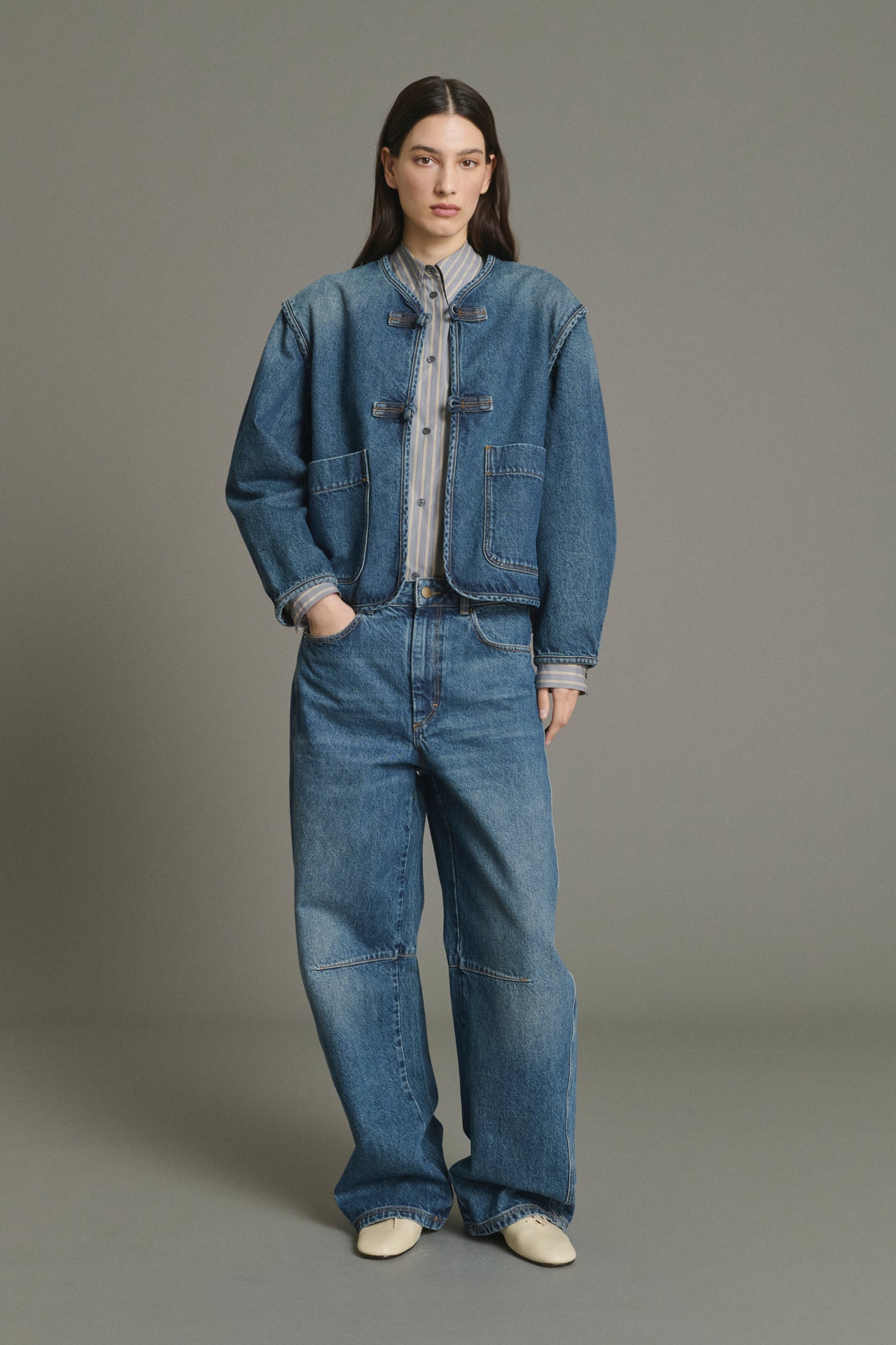 Jeans Eliott - Ample Blue Denim Women - Soeur
