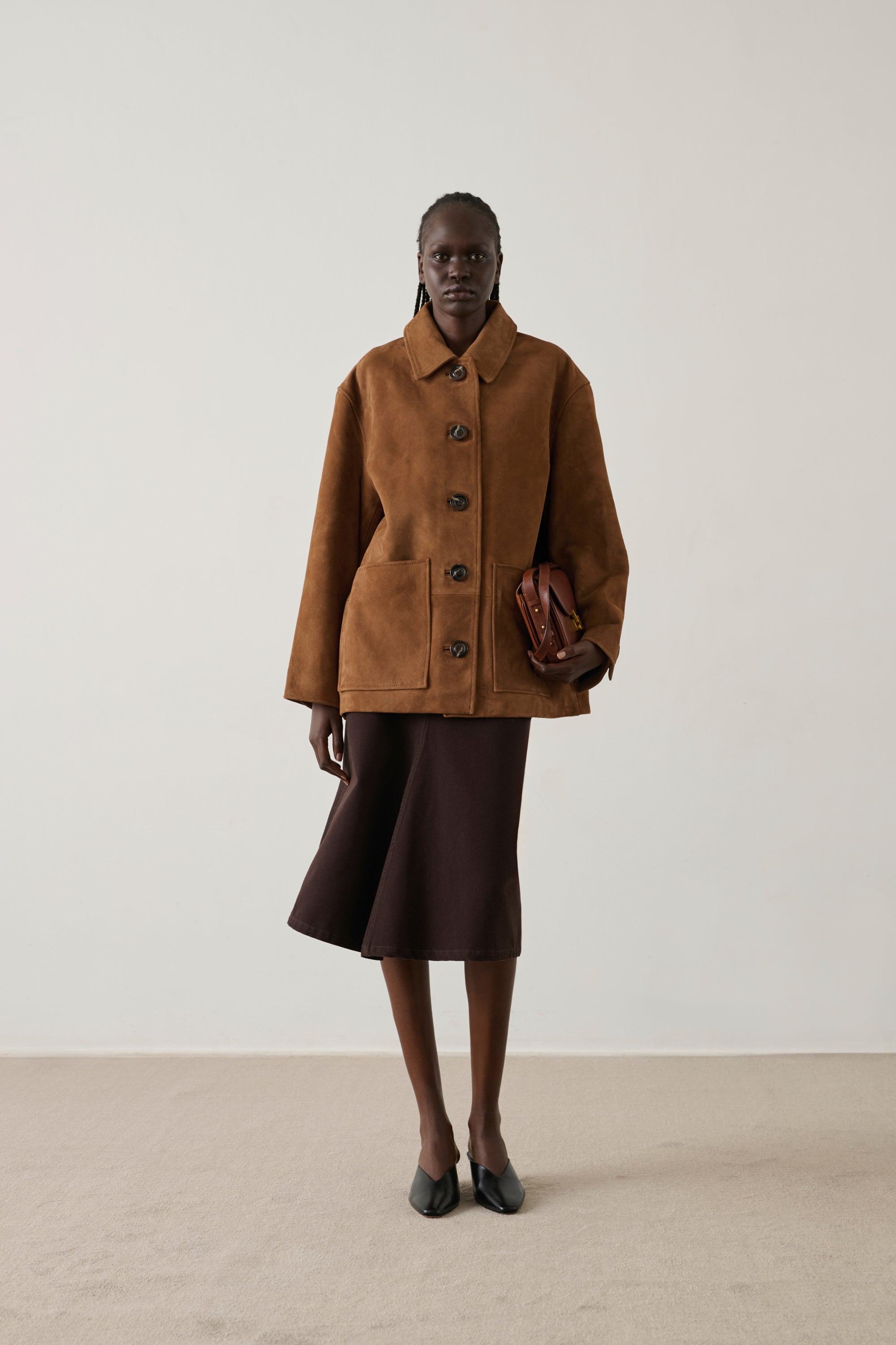 Vincenzo Jacket - Natural - Leather - Woman