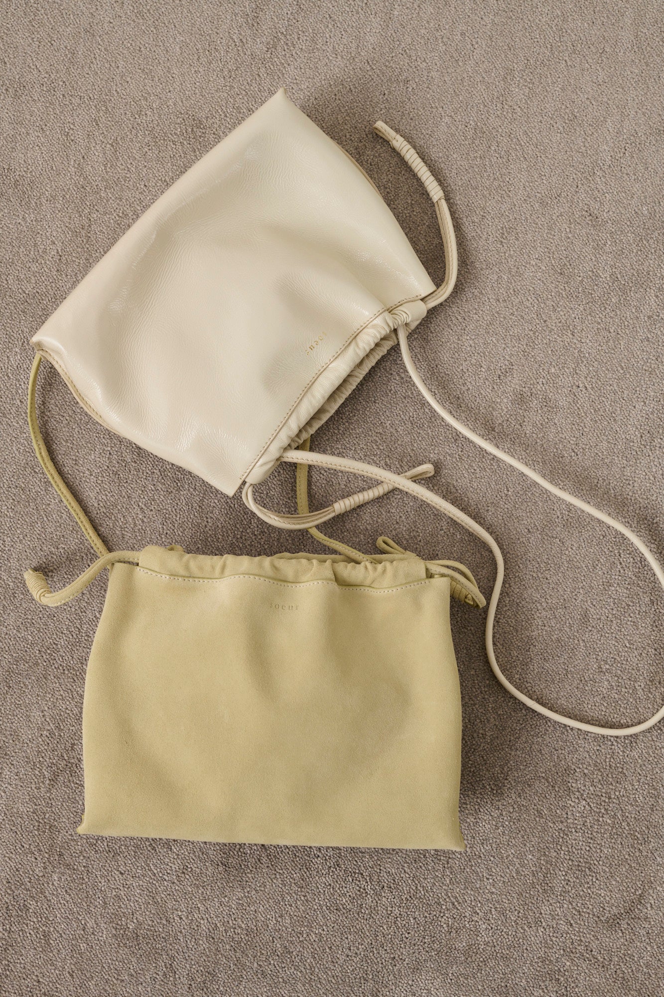 Suzette Pouch Bag - Sand Split Leather - Soeur