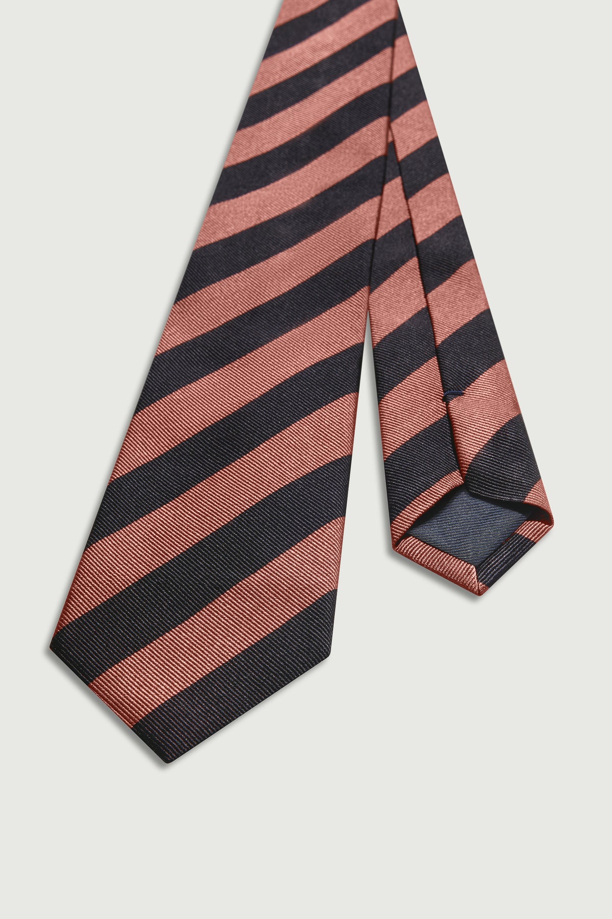 Cravate Luigi - Noir/Rose - Soie - Homme