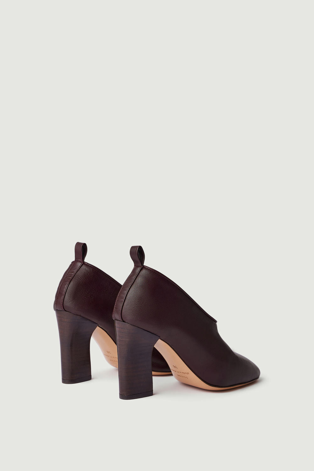 Escarpins Thea - Bordeaux Foncé - Cuir - Femme vue 6