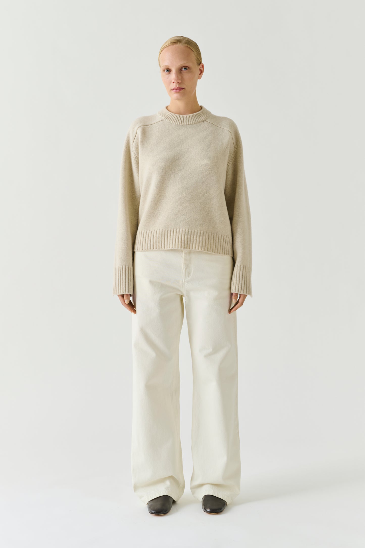 Jersey Will - Crudo jaspeado - Lana merino - Mujer