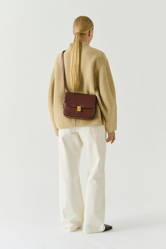 Bellissima Maxi bag - Cognac Leather - Soeur