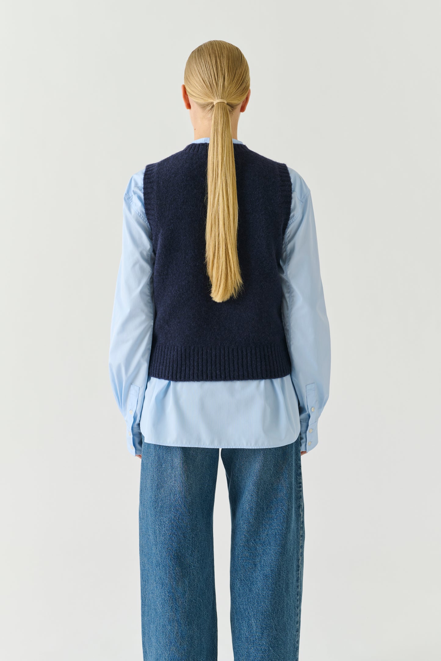 Namaste pullover - Navy - Wool - Women
