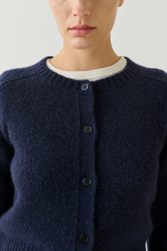 Cardigan Lyne - Navy - Laine - Femme