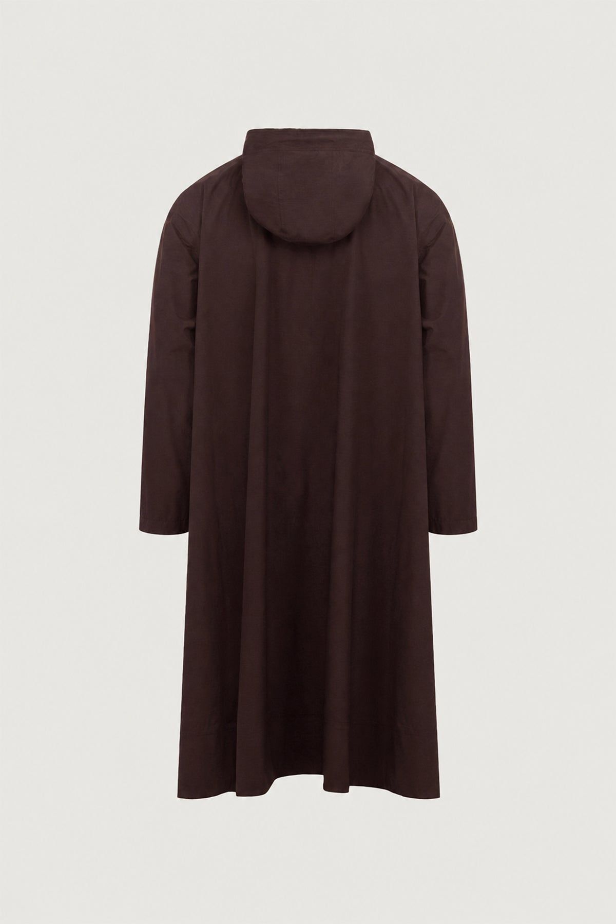 Gabardina Pradel color chocolate de nailon reciclado | Soeur x K-Way®
