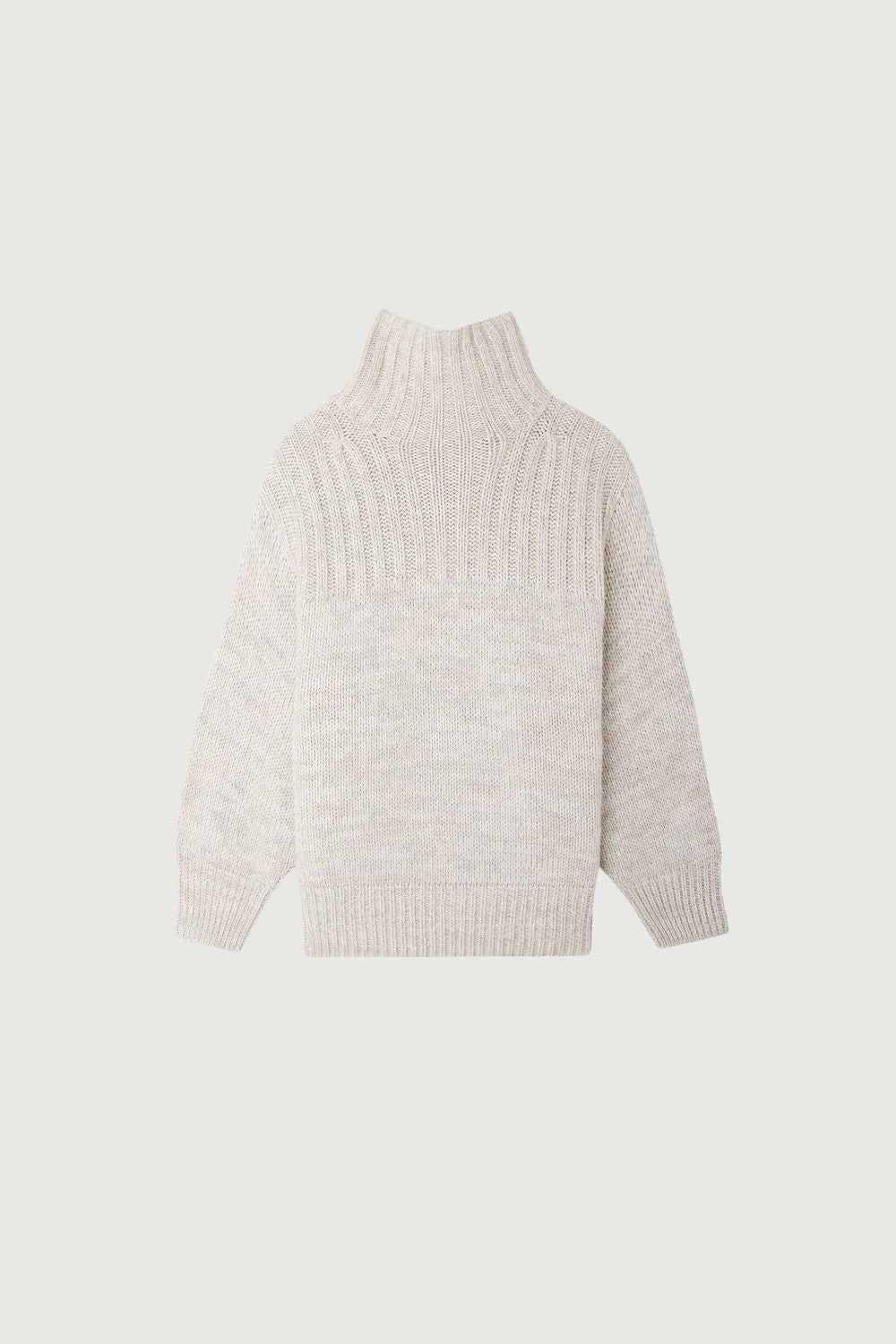 Soeur Easy Wool Mock Neck Knit Jumper outlets