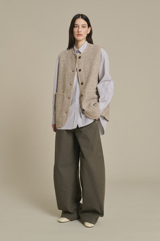VESTE CHICAGO BEIGE/GRIS