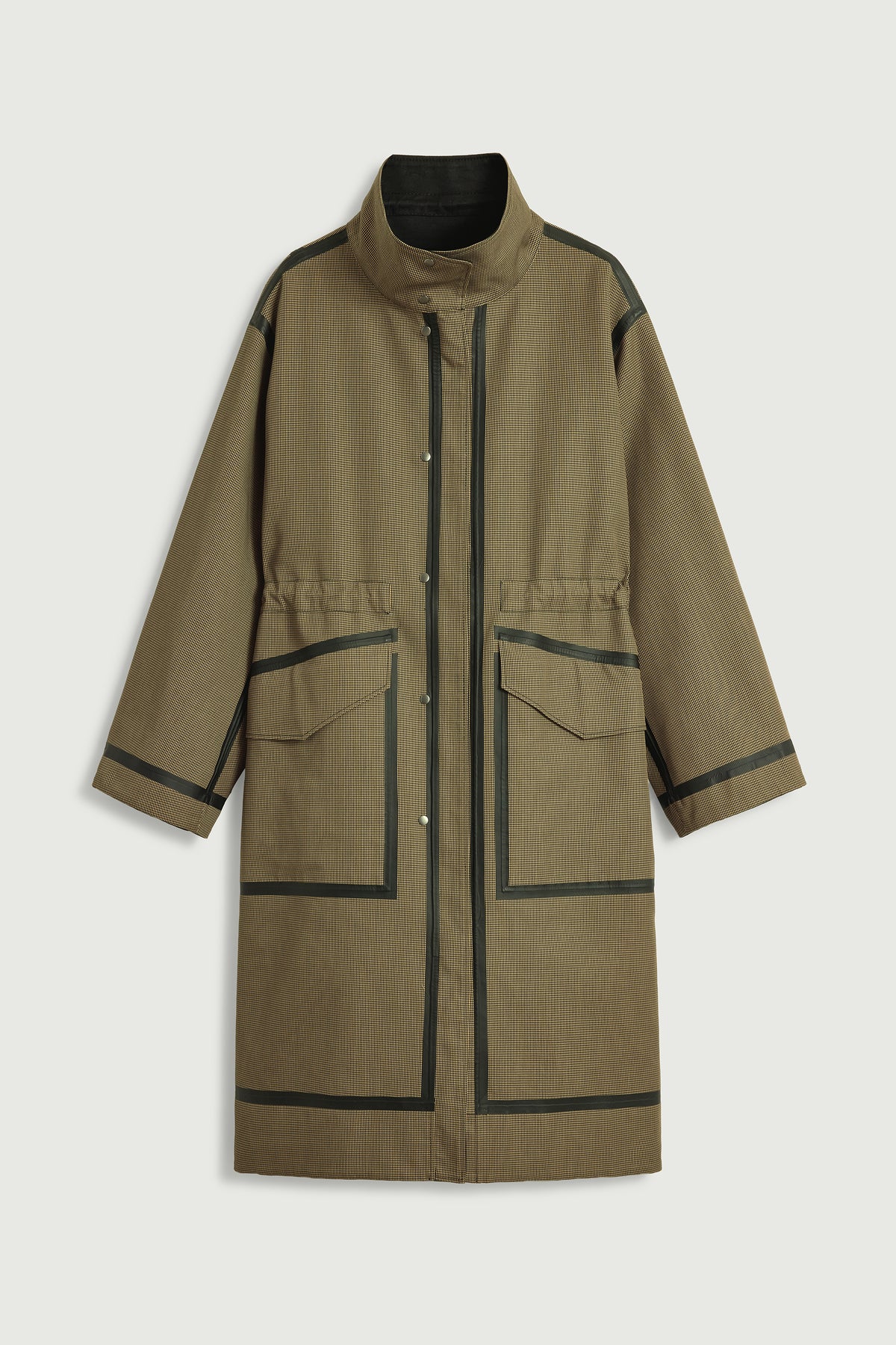 Manteau Luce - Noir Beige Parka Réversible Femme - Soeur