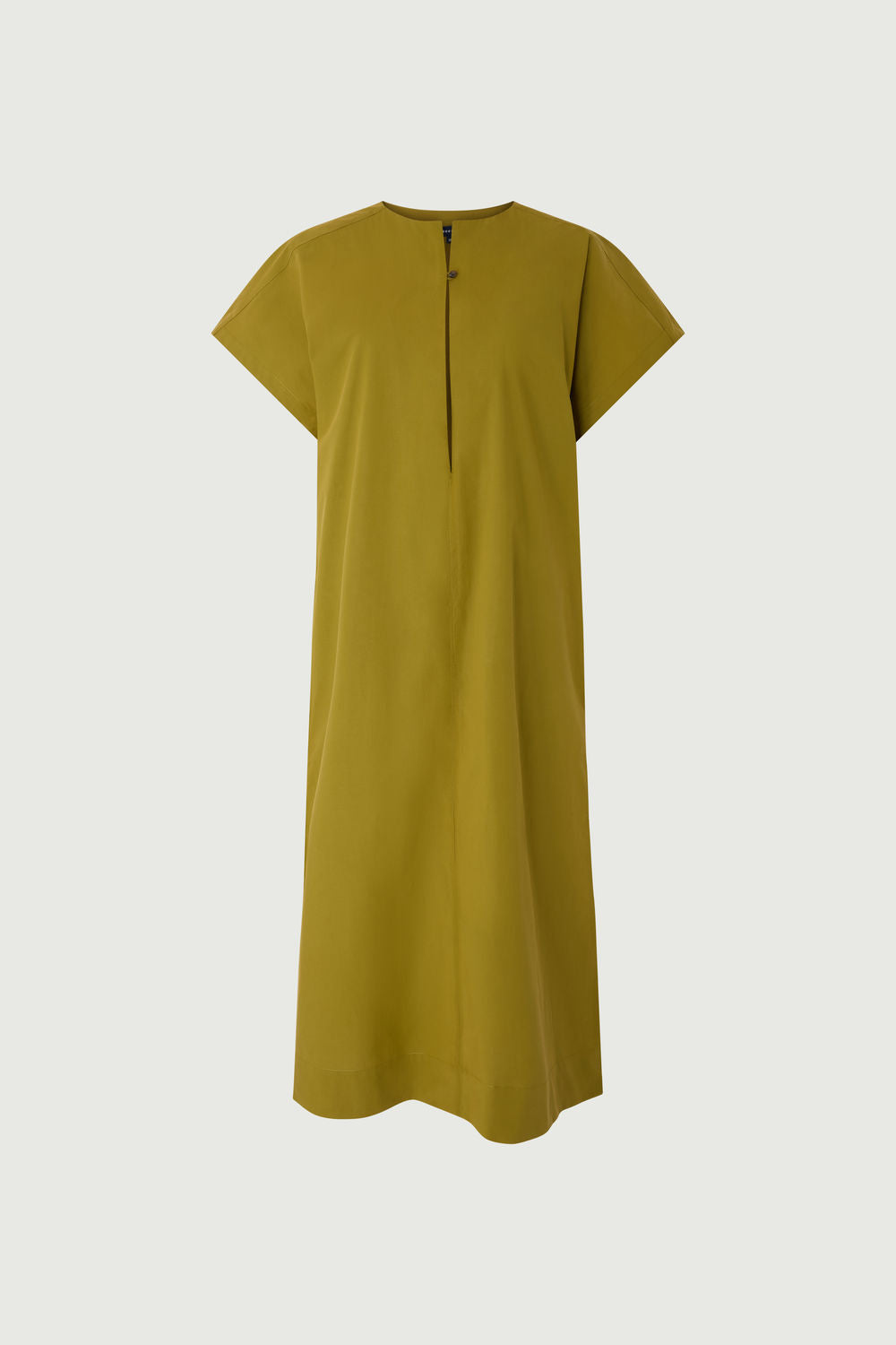 olive green poplin dress Weekend Max Mara | Woman - Soft cotton poplin dress - Kaki