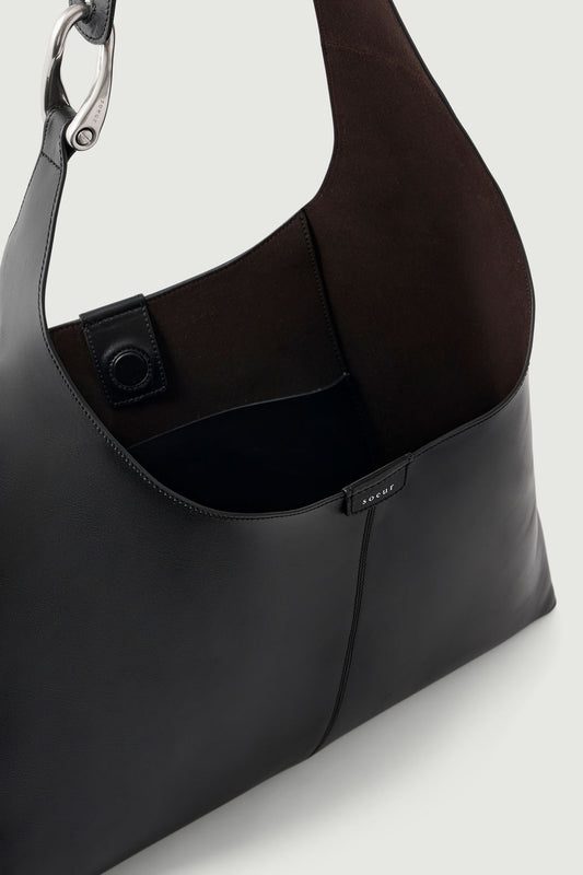 Sac Cosima - Noir - Cuir - Femme