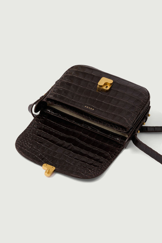 Bellissima Mini bag - Dark Brown - Leather - Women